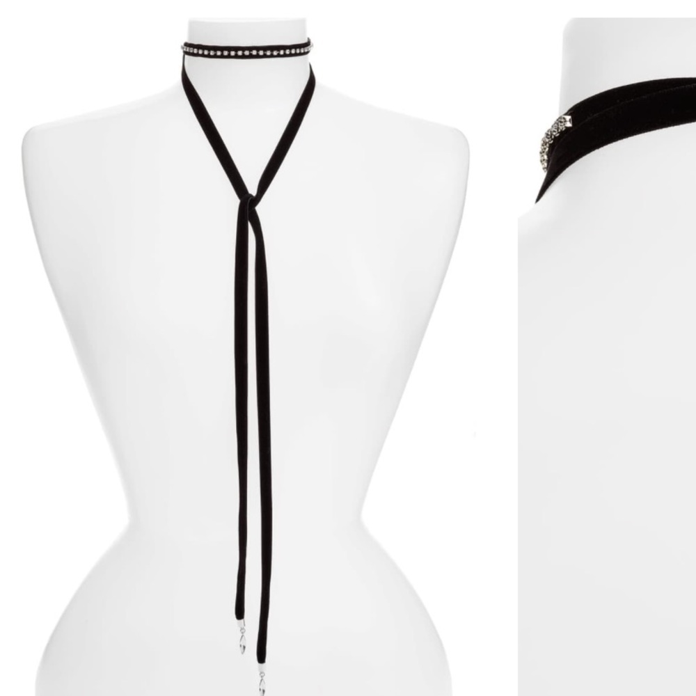 Nordstrom’s Velvet and Crystal Choker